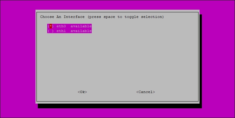 Ethernet Port Config